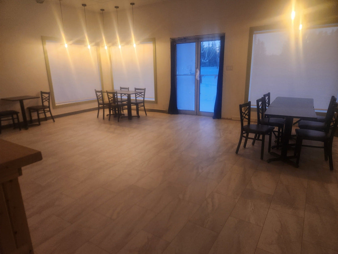 Seating area is shaping up