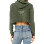 Load image into Gallery viewer, You Matter - Ladies Cropped Fleece Hoodie
