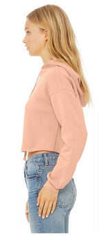 Load image into Gallery viewer, You Matter - Ladies Cropped Fleece Hoodie
