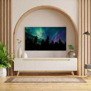 Northern Lights Framed Horizontal Print