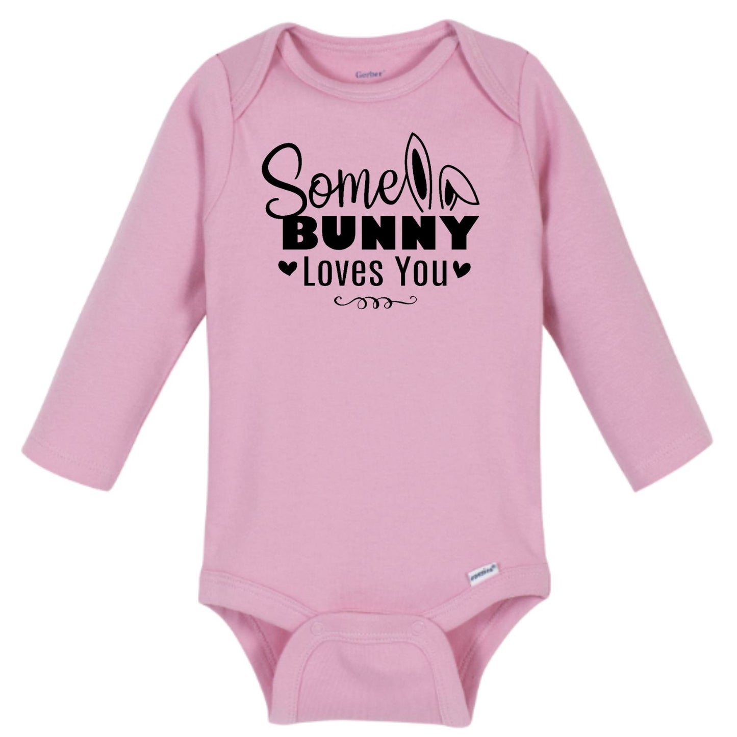 Some Bunny Loves You Baby Onezie